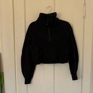 lululemon athletica Black Cropped Hoodie